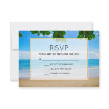 Casamento da Ilha Tropical Beach Vacing RSVP