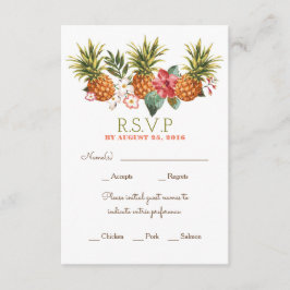 casamento da praia tropical do abacaxi rsvp