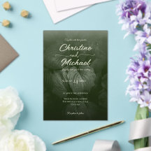 Casamento da primavera elegante de folha verde