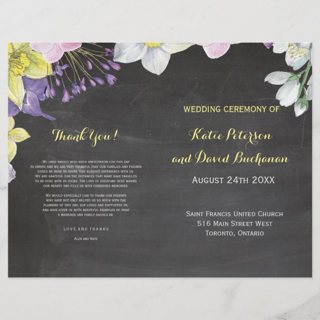 Casamento daffodil de narciso de cor de água pinta (Frente)