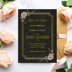 Casamento Dark Academia Gótico Elegante Salvar a D
