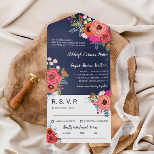 Casamento das Flores de Boho Coloridas Encantadas (Criador carregado)