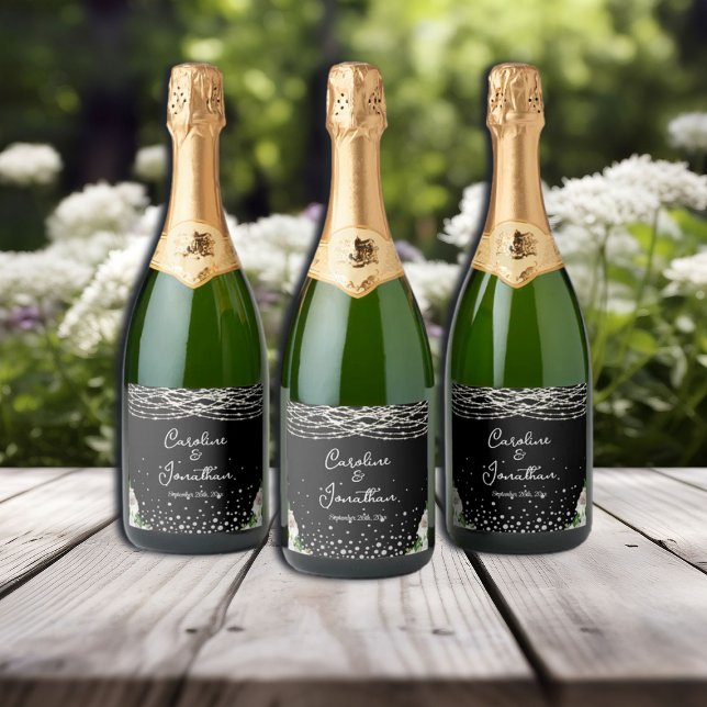 Casamento das Luzes das Cordas das Rosas Brancas N (Criador carregado)