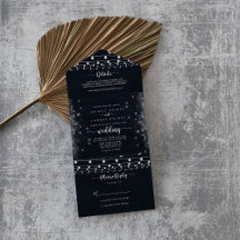 Casamento das Luzes de Cordas Russas Caligrafia