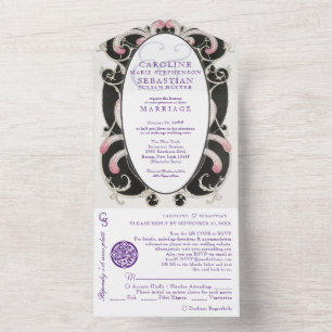 Casamento de 1920 Chic Art Deco Gatsby Fashion Mon