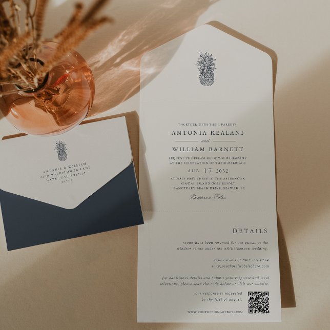 Casamento de Abacaxi em Vintage (Criador carregado)