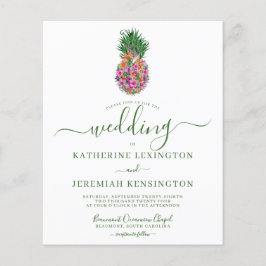 Casamento de Abacaxi Tropical Hibiscus Pineapple