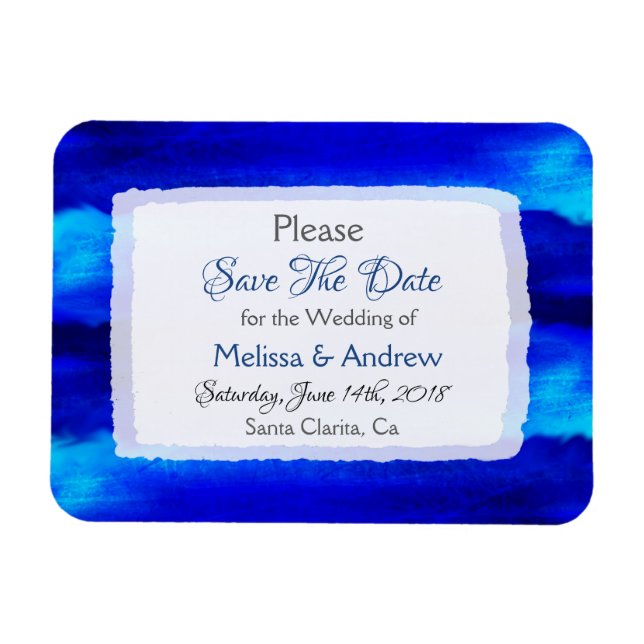 Casamento de Água no Oceano Azul Salva o ímã de Da (Horizontal)
