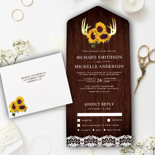 Casamento de Antílope de Cervo Dourado de Girassol