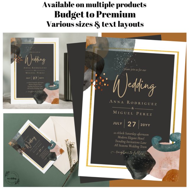 Casamento de Arte Moderna da Abstrato de Orçamento (Criador carregado)