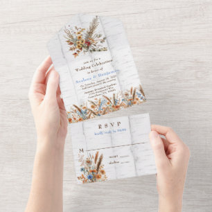 Casamento de Árvore Branca de Flores Selvagens de
