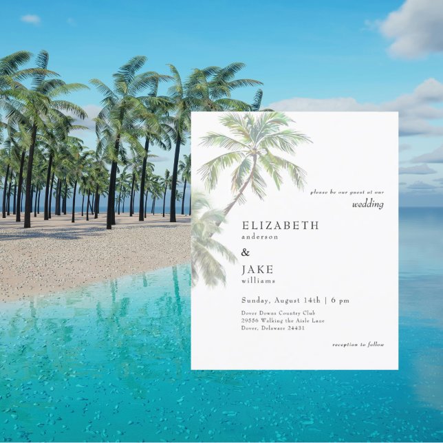 Casamento de Árvore de Palma de Orçamento de Folha (Criador carregado)