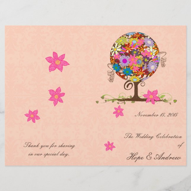 Casamento de Árvore Flor no Círculo de Floresta Má (Frente)