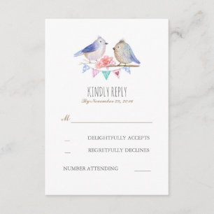 casamento de aves em casal da floresta russa rsvp