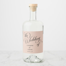 Casamento de Beige da Caligrafia Moderna