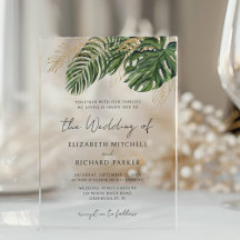 Casamento de Boho de Verão Botânico tropical