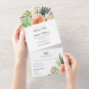 Casamento de Boho do Jardim de Suculência Elegant
