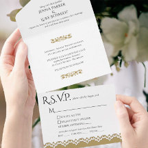 Casamento de borda Dourada do Faux Laser Faux Bran