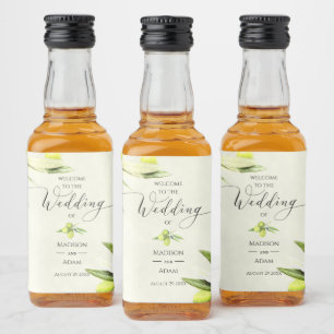 Casamento de Branques de Oliva de Aquarela Elegant