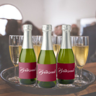 Casamento de Bridesmaid do Script Estilizado de Cr