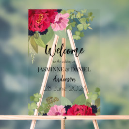 Casamento de Buquê Floral Brilhante e Colorida