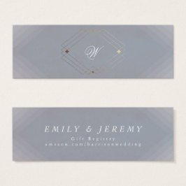 Casamento de Caligrafia com Cinzas Douradas Clássi