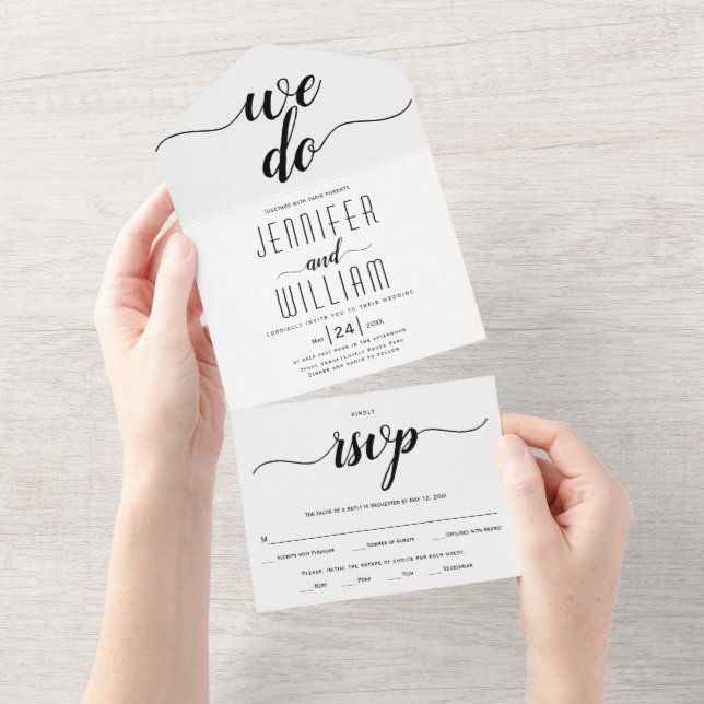 Casamento de caligrafia elegante com script (Tearaway)