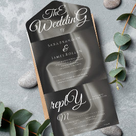Casamento de caligrafia Elegante de cinzas