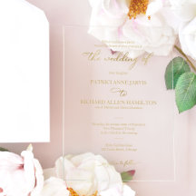 Casamento de Caligrafia Elegante Simples