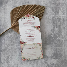 Casamento de Caligrafia Floral Rustic Summer