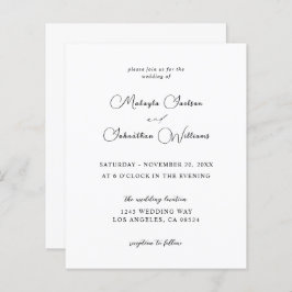 Casamento de Caligrafia Moderno 9 do Orçamento - P