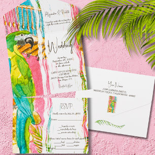 Casamento de Caribe Exótico de Aves Exóticas de Aq