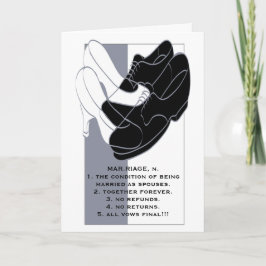 Casamento de Cartão de Saudação de Casamento I