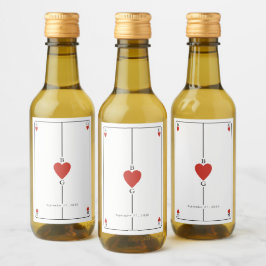 Casamento de Cartões de Reprodução de Corações Mon