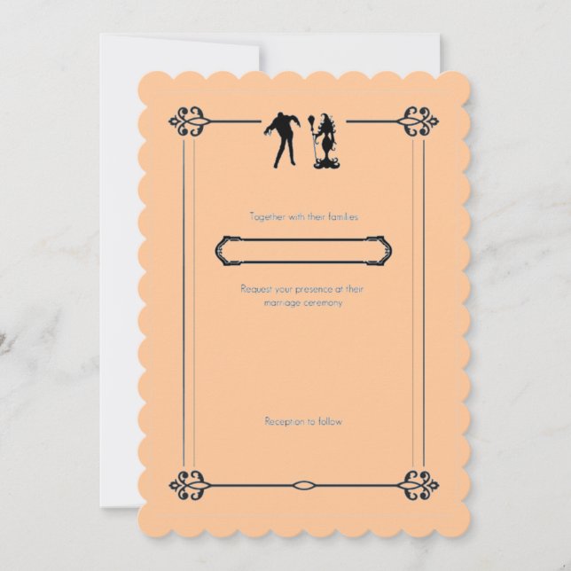 Casamento de Casal assustador (Frente)