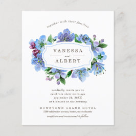 Casamento de Cherry Blossom Elegante Quadro Orçame