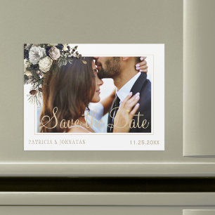 Casamento de chic moderno elegante salvar a data