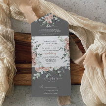 Casamento de Cinzas Florais Rosa Rosa Clássica