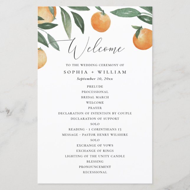 Casamento de Citrino de Verão | Programa Mediterrâ (Frente)
