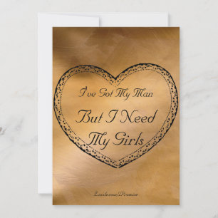 Casamento De Cobre Eu Tenho Meu Homem - Convite De