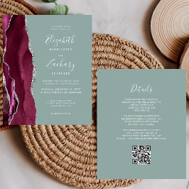 Casamento de Código QR do Agato de Prata da Borda