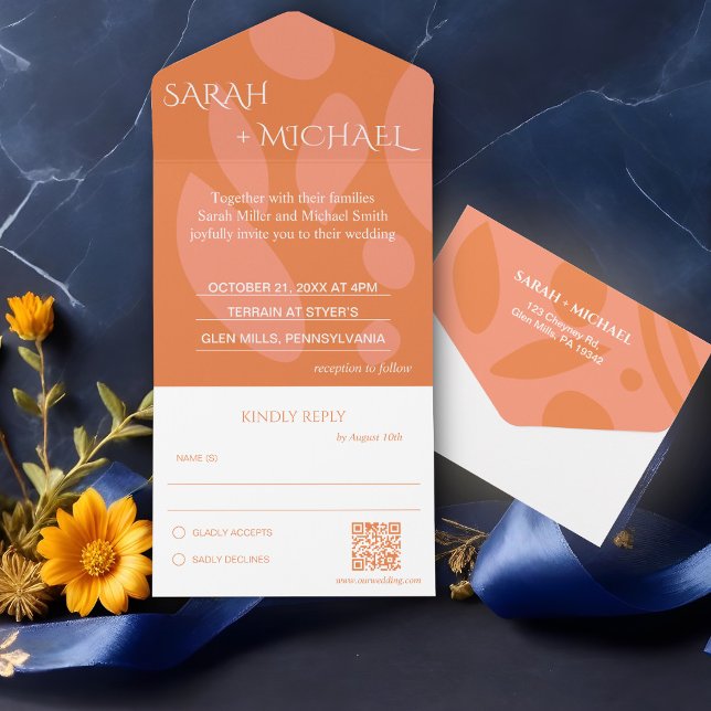 Casamento de Colagem de Cores Modernas (Criador carregado)