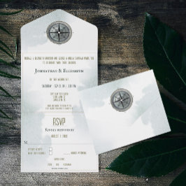 Casamento de Compass Náutico Vintage