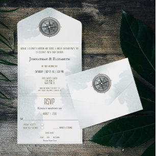 Casamento de Compass Náutico Vintage