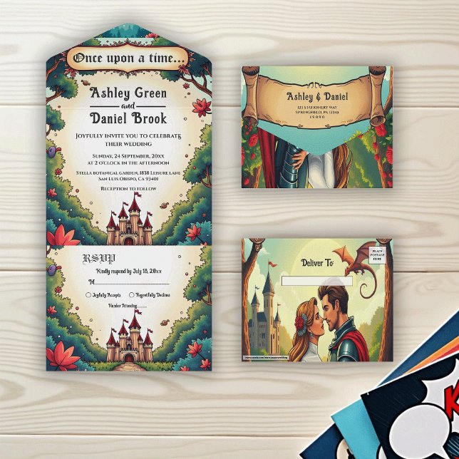 Casamento de Conto de Fadas no Castelo Florestal (Criador carregado)