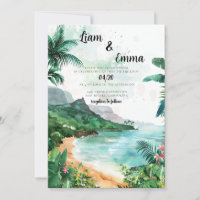 Casamento de Convite para Casamento Maui Hawaii