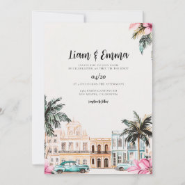 Casamento de Convite para Destino em Cuba Havana