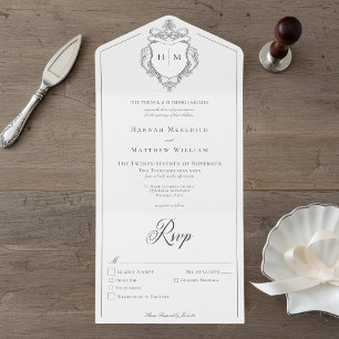 Casamento de Crest de Aves da Chinoiserie Negra El