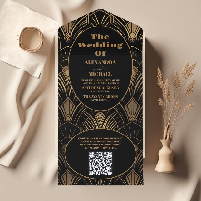 Casamento de Deco Geométrico do Código QR (Criador carregado)