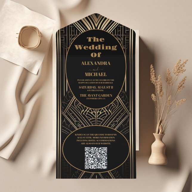 Casamento de Deco Geométrico do Código QR (Criador carregado)